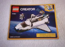 LEGO Creator Assembly Booklet 2017 #31066 Space Shuttle Explorer Manual