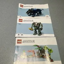 LEGO Avatar 75571 Instruction COMPLETE SET OF 3 Manual Booklet FREE SH
