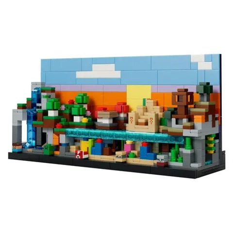 Lego Buildings Mini-Biomi (797 Pieces) Minecraft 12a+