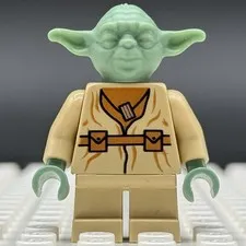 LEGO Star Wars Yoda Minifigure sw0051 From Sets 7103 7260 & 4502 Vintage