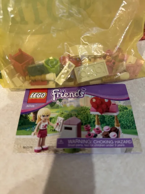 LEGO Friends Mini Set Lot 30105 30113 853393 Mailbox Bakery Photo Frame Retired