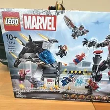 LEGO Marvel 76314 Captain America: Civil War Battle Set 736 pcs Age 10+