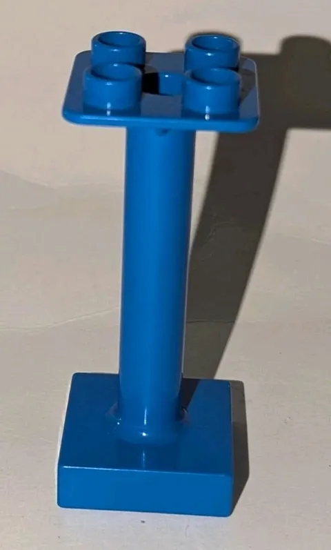 Lego DUPLO BLUE 2X2X4 Furniture Umbrella Stand Square Base Piece Part # 93353