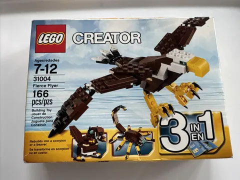LEGO CREATOR: Fierce Flyer (31004) New in Box Sealed Retired 166pc see pics
