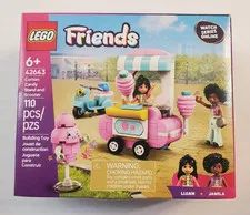Lego Friends: Cotton Candy Stand and Scooter (#42643) 110 PCS. Liann. Jamila