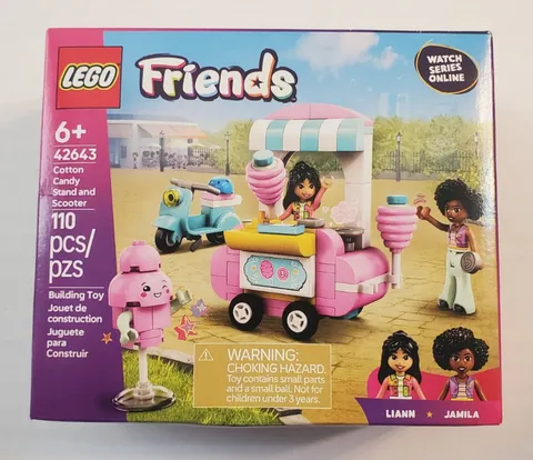 Lego Friends: Cotton Candy Stand and Scooter (#42643) 110 PCS. Liann. Jamila