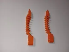 2 Bionicle Weapons Orange Lego part 64275 Projectile Launcher Half 1x8 WYSIWYG