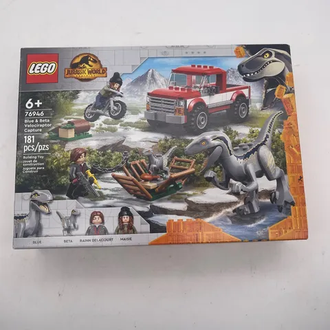 Lego 76946 Jurassic World Blue & Beta Velociraptor Capture Sealed Set Retired