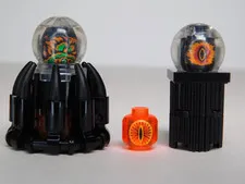LEGO Lord of The Rings ALL 3 Palantirs Heads w/Builds ONLY! 11377, 10333, 79005