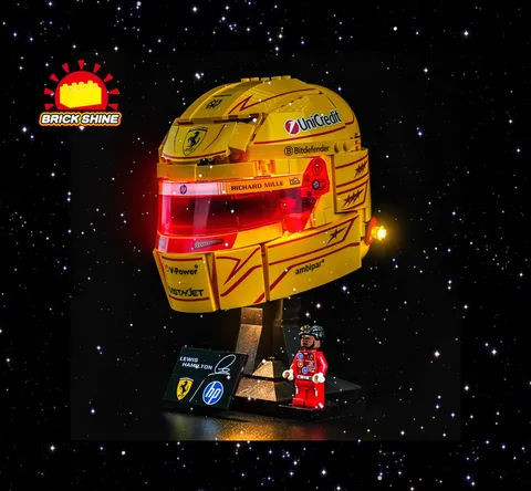 BS -GC Light kit for Lego Scuderia Ferrari HP Lewis Hamilton Helmet 43022 (NEW)