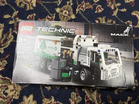 LEGO Technic Mack LR Electric Garbage Truck Toy for Kids 42167 Collectible Set