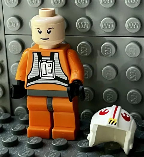 LEGO® Minifigure sw0089 - Wedge Antilles X-Wing Fighter Pilot Star Wars 6212-1