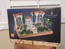 LEGO Icons: Fountain Garden NIB New Sealed Box 10359 Building Set 1,302 Pieces