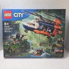 LEGO City Jungle Explorer Helicopter at Base Camp 60437 NEW Open Box Sealed Bags