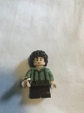 Frodo Baggins LEGO minifigure lor002 With Brass Ring.