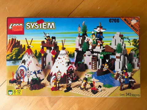 LEGO Western 6766 Rapid River Village 1997 - New Sealed Bags Inner Tray In Box