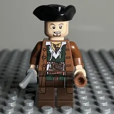 Lego POTC Minifigure -  Scrum Brown - poc023 - Lego Figure - 2P