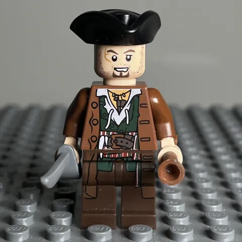 Lego POTC Minifigure -  Scrum Brown - poc023 - Lego Figure - 2P