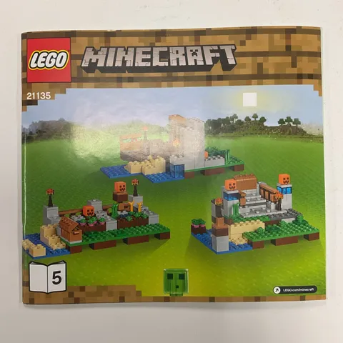 Lego Minecraft 21135 - Instruction Manual Only