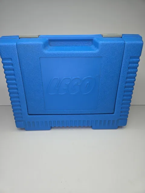 Vintage 1984 LEGO Blue Plastic Carrying Storage Case Made In USA