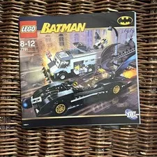 Lego Batmobile & Two-Face Armored Truck #7781 Instructions Book ONLY