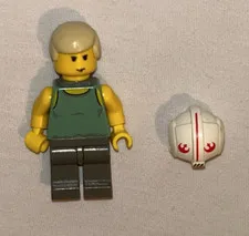 LEGO Star Wars Luke Skywalker (Dagobah Training) Minifigure Set 4502 Incomplete