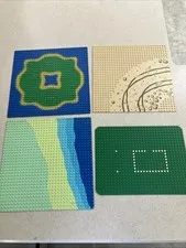 Vintage Lego Baseplates Lot Of 4