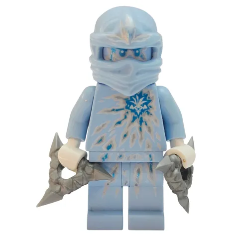 Lego Ninjago NRG Zane Minifigure 9590 Njo0069 Rise of the Snakes Mini Figure