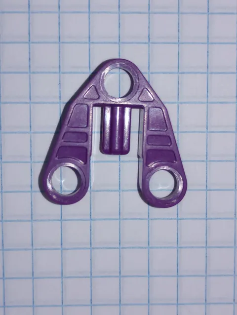 1 piece Bionicle Lego 32175 Purple Technic Pin Connect 3x3 cover with axle Rare