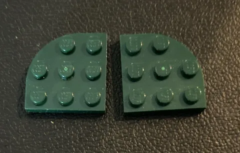 Lego 30357 Dark Green Replacement Parts Pieces Lot of 2