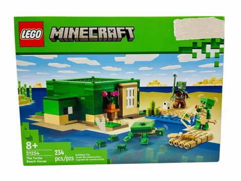 New! Sealed.  LEGO Minecraft The Turtle Beach House Set 21254