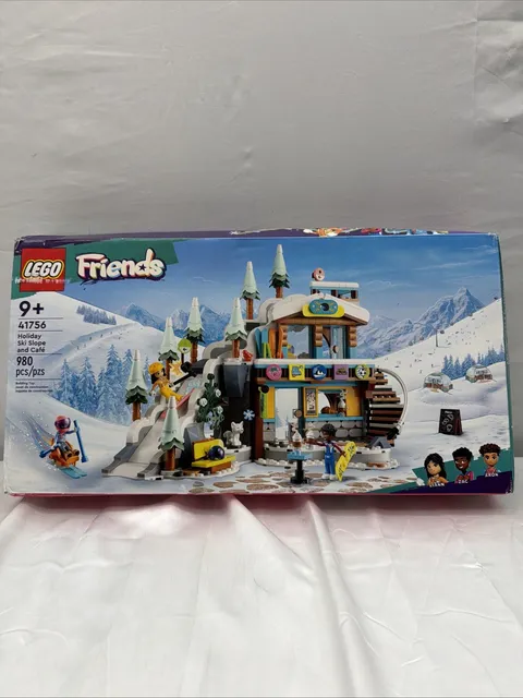 LEGO Friends 41756: Holiday Ski Slope and Cafe Brand New Sealed - DAMGED BOX