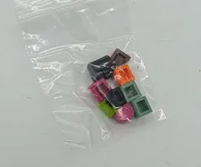 LEGO 1x1 curve (9 pieces) various color Brick lot