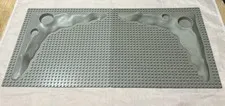 Vintage LEGO 32x32 Raised Crater Moon Base Plate Grey Terrain Lot Of 2 Lunar VTG