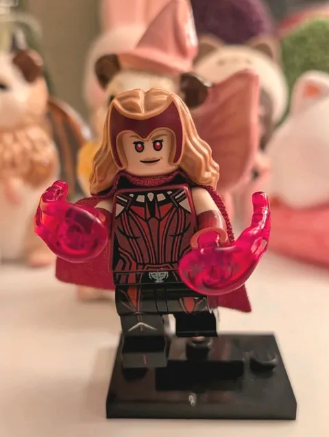 LEGO Marvel CMF Scarlet Witch WandaVision Complete w/ Cape & Chaos Magic