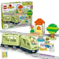 LEGO Duplo Adventure Train Toy - Birthday Present - Building Blocks -