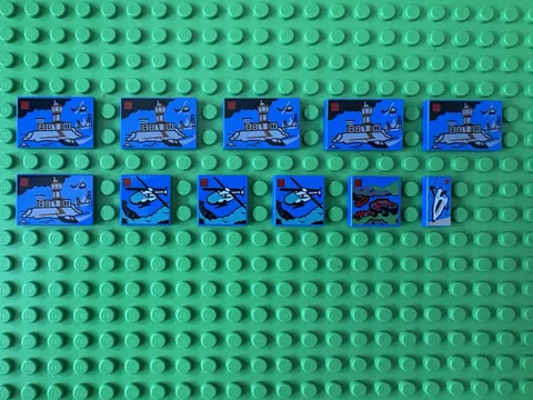 Lego Minifig Sized Lego set Accessories Lot Of 11