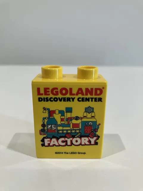 LEGO Printed Yellow Brick LEGOLAND Discovery Center Factory 2014