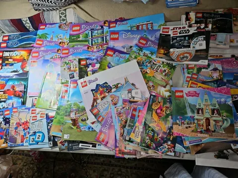 110 Lego INSTRUCTION MANUALS ONLY Lot Super Hero Friends Star Wars Disney Elves