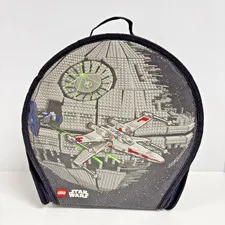 Lego Star Wars Carrying Case Death Star X-Wing Toybox  ZipBin Fast Shipping