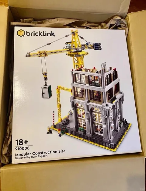 LEGO Bricklink: Modular Construction Site (910008) Sealed Free Shipping Rare