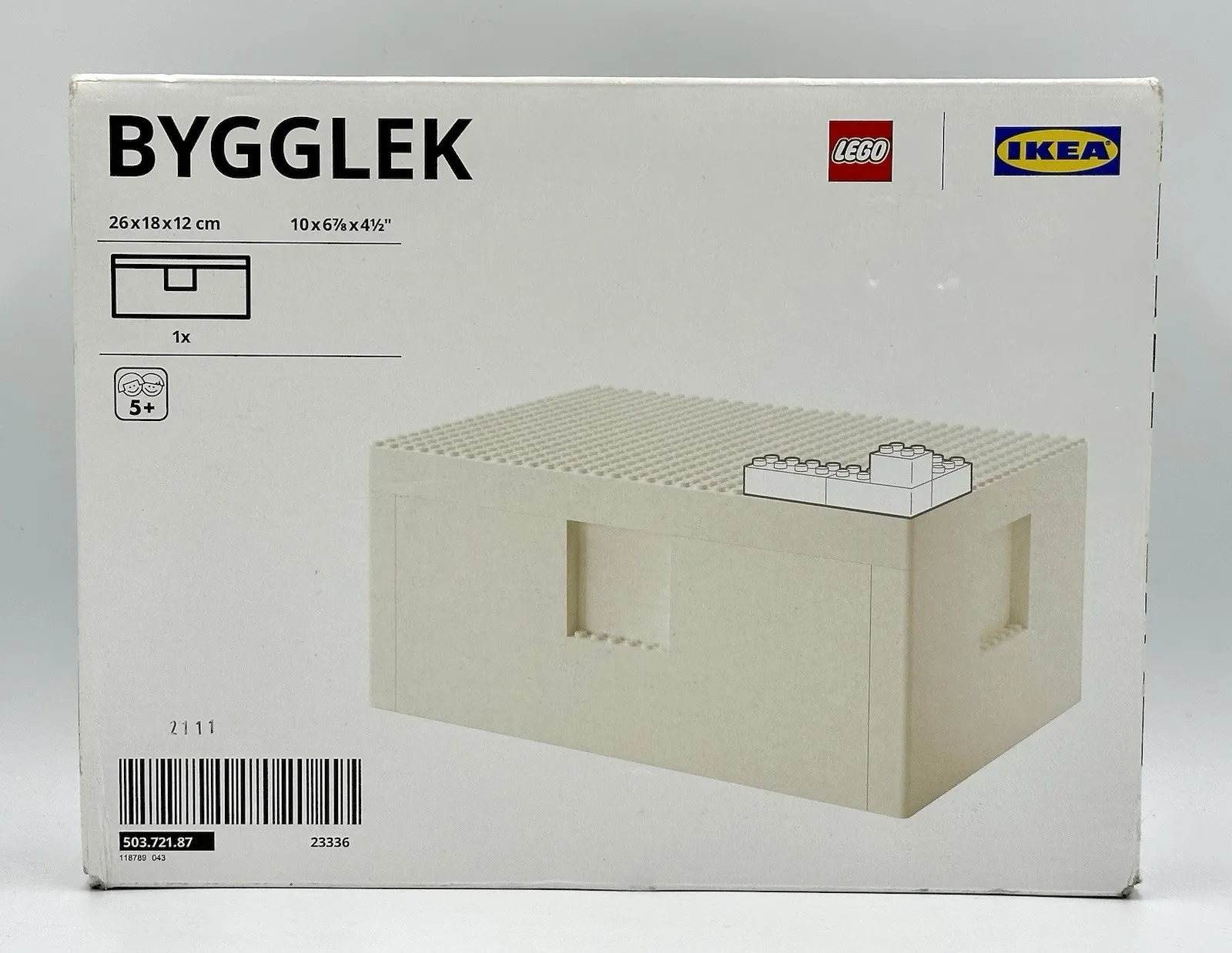 LEGO IKEA BYGGLEK Medium Storage Box (26x18x12cm) - Factory Sealed