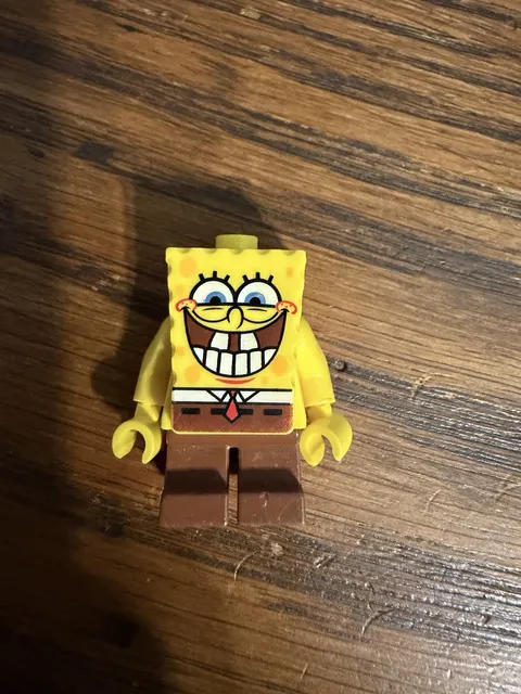 LEGO SPONGE BOB SQUARE PANTS MINIFIGURE WITH FREE SHIPPING