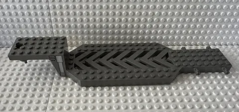 LEGO Vehicle, Trailer Base 8 x 30 x 3 1/3 with Grille and Piston 30620pb001