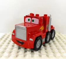 Lego Duplo Item Mack the Semi 6 Wheel (Cars)(One Piece) red