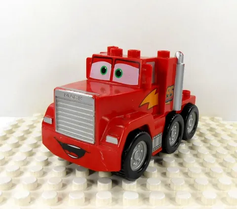 Lego Duplo Item Mack the Semi 6 Wheel (Cars)(One Piece) red