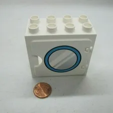 Rare Lego Duplo WHITE WASHING WASHER DRYER MACHINE LAUNDRY ROOM House