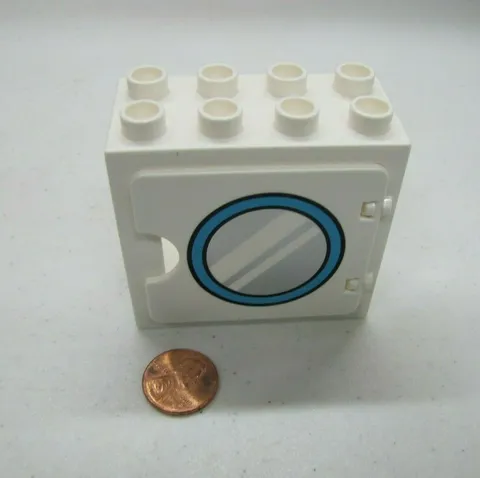 Rare Lego Duplo WHITE WASHING WASHER DRYER MACHINE LAUNDRY ROOM House