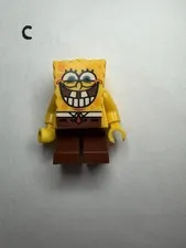 Lego SpongeBob SquarePants 3833 Grin with Bottom Teeth Minifigure