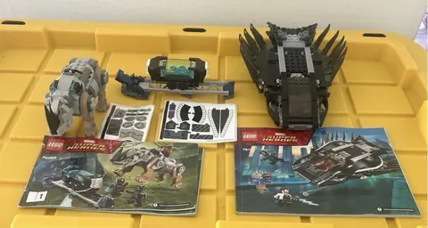 Lego 76099 Marvel Super Heroes Black Panther Rhino Face-off by The Mine 229pcs